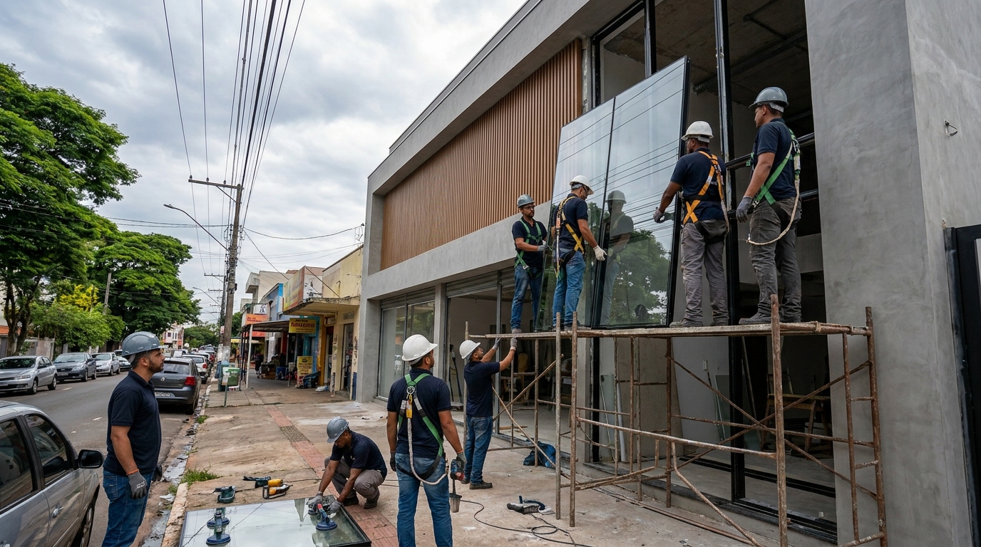 Fachada de Vidro em Vitória da Conquista‑BA