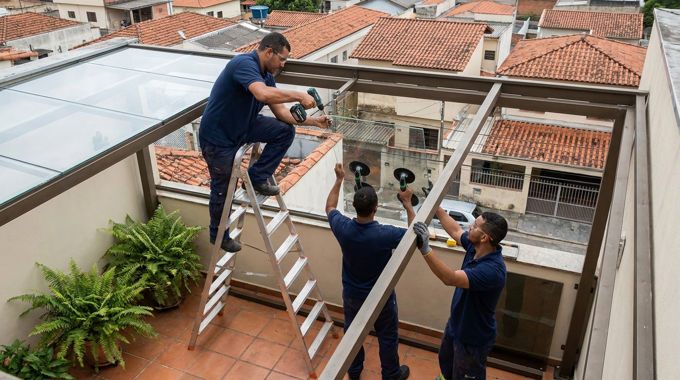 Cobertura de Vidro em Vitória da Conquista‑BA