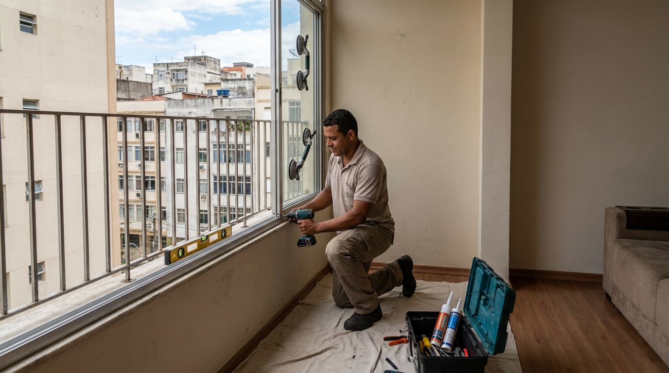 Janelas de Vidro em Vitória da Conquista‑BA